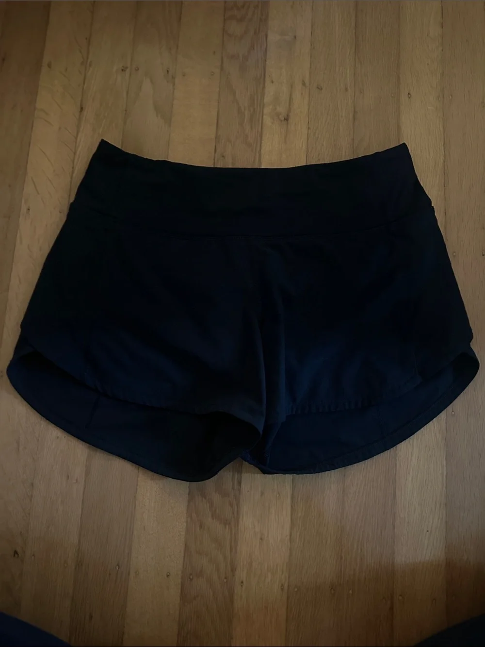 lululemon athletica Black Athletic Running Shorts